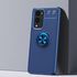 Autofocus For OnePlus 9 Pro Metal Ring Holder TPU Case(Blue+Blue)