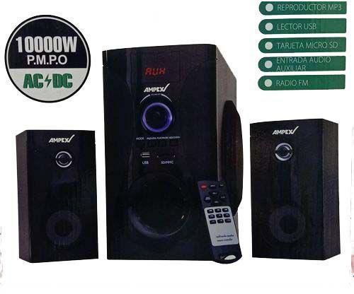 Ampex 301 2.1CH 10000W Sound System BT/USB/SD/FM