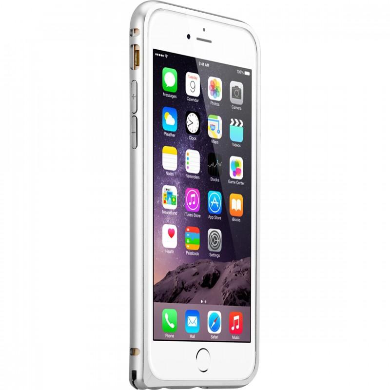 Melkco Q Arc, Bumper Case, for iPhone 6/iPhone 6s, Silver