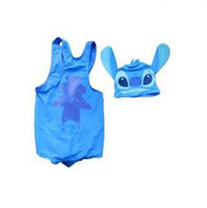 Baby Swim Set, Stiched Two Pc With Cap For Girls, Size 130