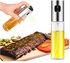 Olive Oil Sprayer Mister, Oil Sprayer for Cooking BBQ and Air Fryer, Versatile Glass Bottle Olive Oil Vinegar Soy Sauce Spray for Kitchen,Baking,Roasting,Grilling (1 Pack)