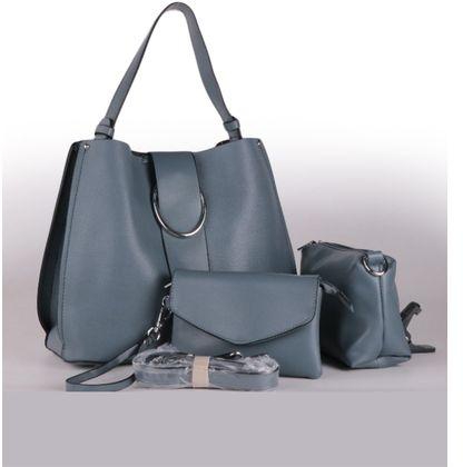 Fashion Ladies 3 in 1 Handbag - Blue