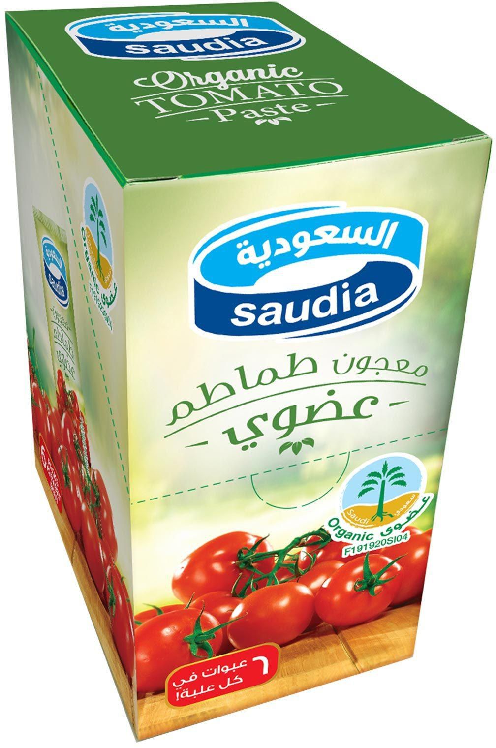 السعودية معجون طماطم عضوي 70 جرام × 6
