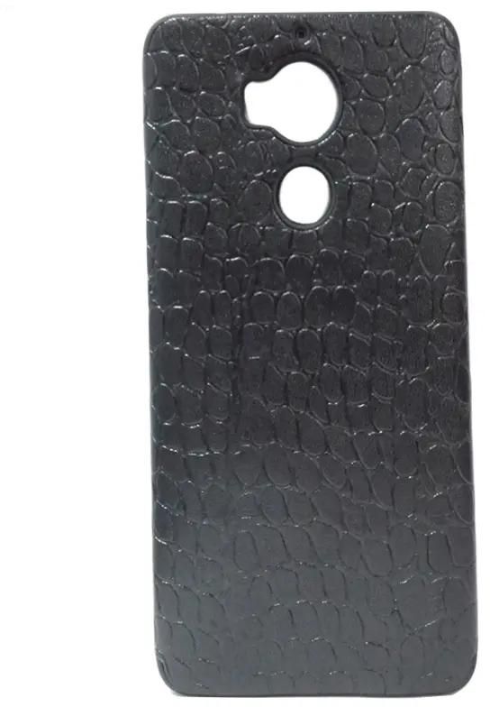 INFINIX Zero 4 Plus (X602) Back Cover - Black With Leather Finish