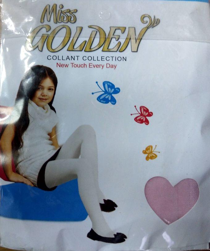 Miss Golden High Waist Nylon Crystal Collant Stockings For Girls