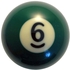 No. 6 Billiard Pool Table Standard Replacement Ball 2 ¼” - 57.2 mm