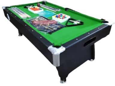 8ft British Snooker & Pool Table With Complete Accessories