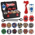 Beyblade Burst Toys Spinning Top With 1x Handle 3x Launchers 1x Carrying Case Set - 12 Pcs