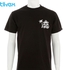 Short Sleeve Round Neck Cotton T Shirt - 5 Sizes (Black)