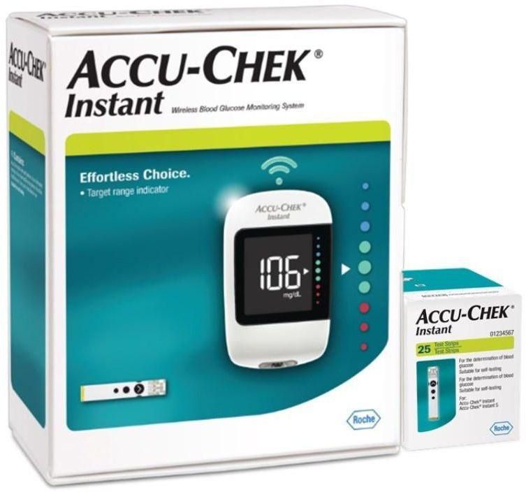 accu-chek instant monitoring system Plus 50 strips