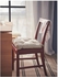 MALINDA Chair cushion - light beige 40/35x38x7 cm