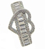 Ring Design Heart Zircon Stainless Steel (SIZE 7) - Plated18K White Gold