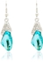 Mysmar Aqua Blue Swarovski Element Crystal Jewelry Set [MYMM36]