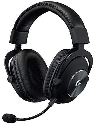 Logitech G PRO X Gaming Headset 2nd Generation, Detachable Pro-Grade Microphone, Blue VO!CE, DTS Headphone:X 7.1, 50 mm PRO-G Drivers, PC/PS4/Switch/Xbox One/VR - Black