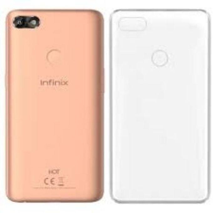 Back Case For Infinix Hot 6 - X606 - Transparent -0- Thin
