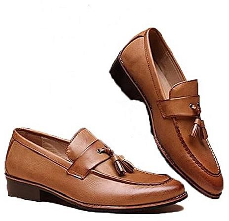Generic Brown Men's Leather Shoes