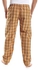 Shorto 4042 - Check Pajama Pants - Orange / White / Multicolored