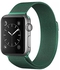 For Apple Watch 1 / 2 / 3 / 4 / 5 / SE / 6 Size 44mm / 42mm Light Stainless Steel Milanese Loop Band from Smart Stuff - Green