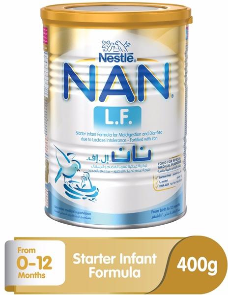 NestlE NAN LF Starter Infant Formula For Lactose Intolerance Powder Tin -  400 g