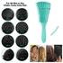Sausiry Detangling Brush for Curly Hair,Detangling Brush for Natural Hair-Detangler,for 3a to 4c Kinky Wavy, Curly, Coily Hair,for Wet/Dry/Long Thick Curly Hair (green)