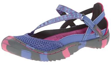 Jambu Dawn 2 Sporty Mary Jane Sandal for Women Size-1 Periwinkle/Pink