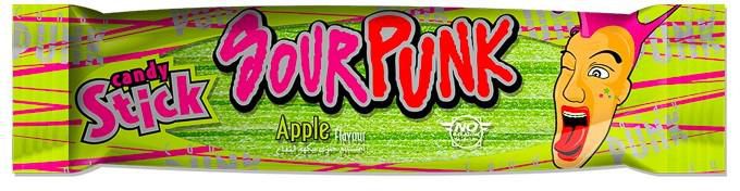 Sour Punk Candy Stick Apple Flavour 50g