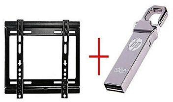 Generic Wall Bracket for 14" to 42" TV With Free 32GB HP v250w Flash Disk Drive With Clip