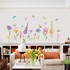 DIY Flowers Wall Decoration Sticker Multicolour 60x90cm