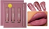 KANZA - Lip Gloss Set | Matte Glossy Shine Liquid Lipstick With Lip Liner | Non-Sticky, Waterproof, Long Lasting, Stone Lip-Stick Set | 4 In 1 Lip Gloss Kit