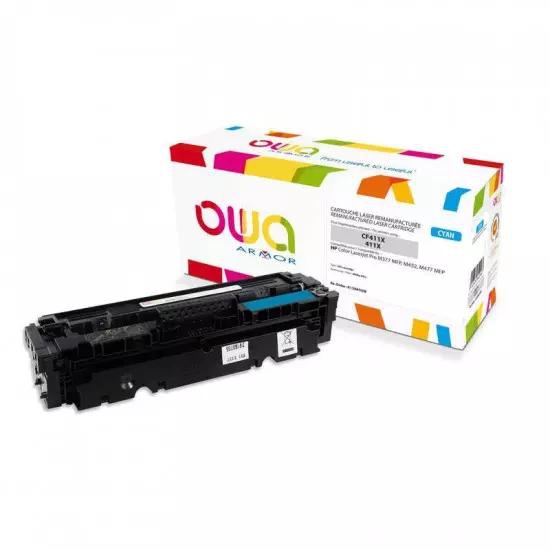 OWA Armor toner compatible with HP CF411X, 5000st, blue/cyan | Gear-up.me
