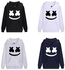 Quality Styled 4 In 1 Set Black & White Hoodie With Print