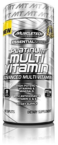 MuscleTech Platinum Multi-Vitamin Supplement, 90 Count