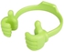 Generic Universal Silicone Thumb OK Design Stand Holder - Green
