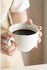 Large Coffee Mug Set Jumbo Soup and Cereal Mug Set 24 Ounce for Jumbo Mugs with Handles for Latte Coffee, Cold Drinks, White
