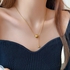 NON TARNISH TINY GOLD NECKLACE WITH PENDANT