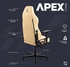 Navodesk Apex Chair, Premium Ergonomic Soft Fabric Gaming Chair With Memory Foam Pillows, Magnetic Headrest &amp; Integrated Lumbar Support, M, Desert Sand