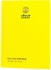 FOUR LINE HARD COVER NOTEBOOK A5 SIZE 100 SHEET 22X16CM  YELLOW