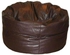 Maniera Leather Basic Bean Bag - Brown
