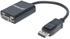 مانهتن محول من DisplayPort Male إلي VGA HD15 Female طولة 15 سم - 6 in Active - أسود