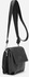 Dani Leather Trio Pockets Cross Bag - Black