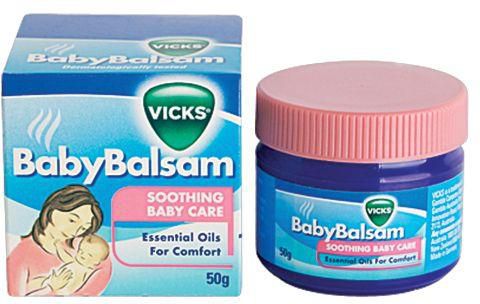 Vicks Baby Balsam Moisturising &amp; Soothing Baby Care 50g
