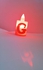 LED Flameless Candles Light With Letter G Red - 1Pc Approx 3.5Cm * 7Cm