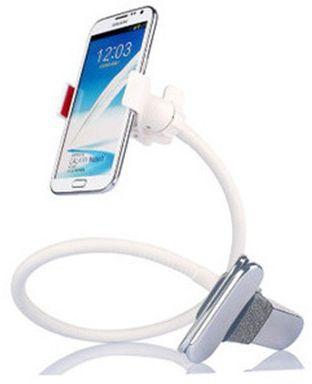 Phone gimbals lazy bedside bed car decoration bracket phone holder tools /car phone holder---white