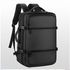 MEINAILI 15.6 Inch Laptop Business Anti-Theft Waterproof Travel Backpack USB Outport - Black