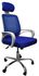 Sarcomisr Manager Medical Office White Chair - Blue Mesh