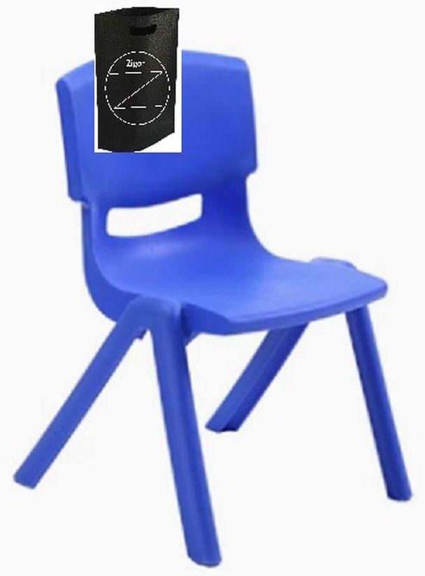 Children Plastic Chair Blue +zigor Special Bag