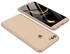 Huawei Y9 2018 Case, Fashion ultra Slim Gkk 360 Full Protection Cover Case - Gold