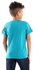 Andora Summer Boys Cotton Regular T-Shirt - Turquoise