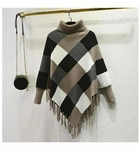 Fashion Warm Batsleeve Poncho Sweater