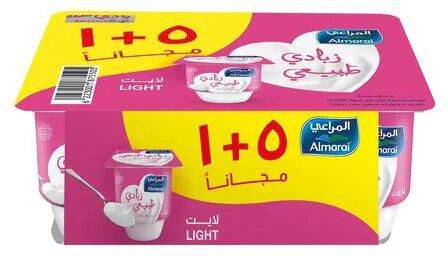 Al Marai Nat. Yoghurt Light - 105g 6Pc